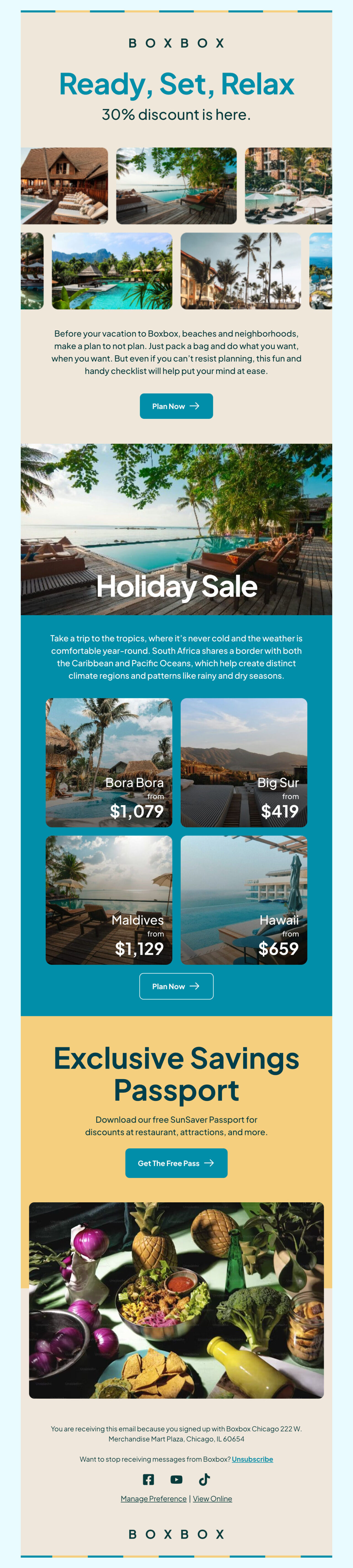 Boxbox email template